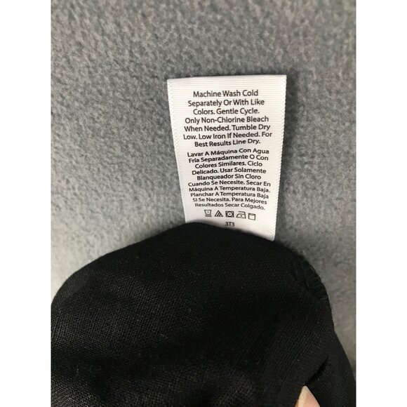 Time & Tru Linen Blend Shorts Womens XS Black With Pockets - Picture 8 of 8